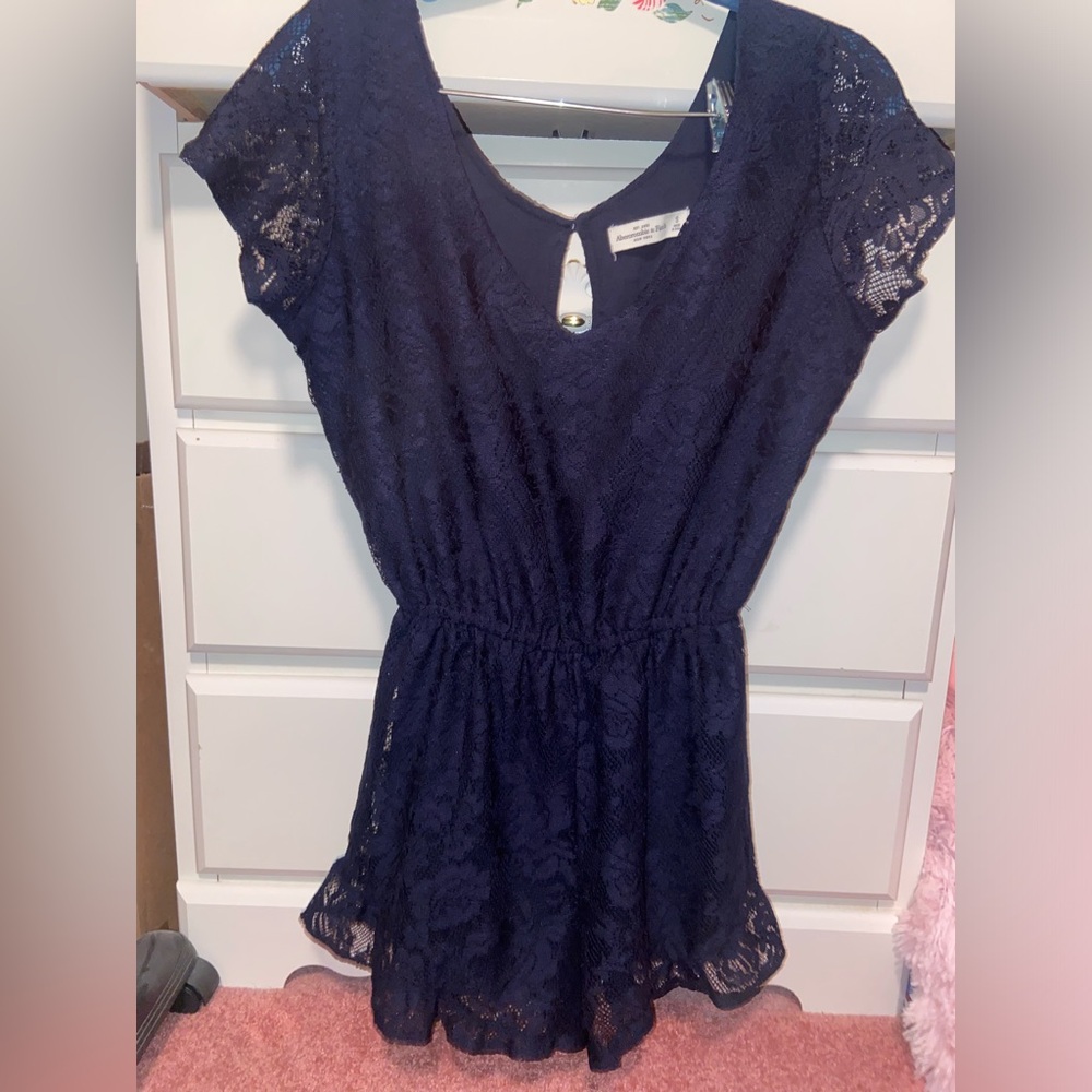Size Small Abercrombie & Fitch Navy Blue Romper